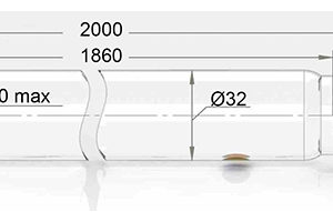 Амальгамная УФ лампа ДБ 500НО-32