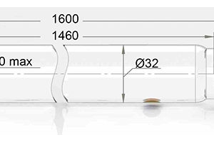 Амальгамная УФ лампа ДБ 700НО-32